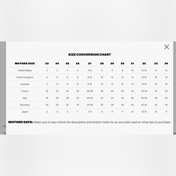 Mother (SNACKS) HIGH WAISTED TWIZZY SKIMP in STICKY RICE NWOT - Picture 14 of 14